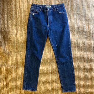 DL961 Dark Wash Bella High Rise Relaxed Jeans